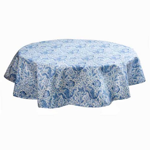William Morris Blue Compton fabric tablecloth